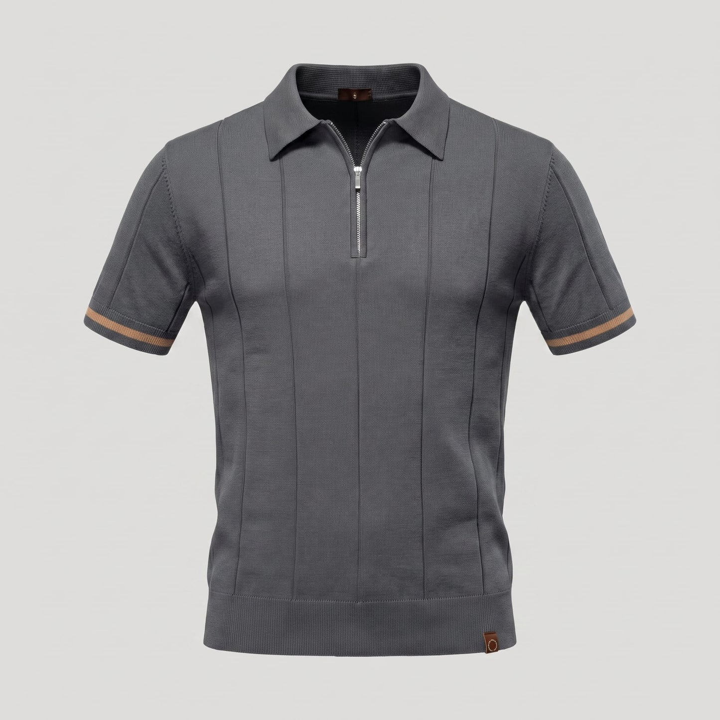Sloan Quarter Zip Knit Polo Shirt_11