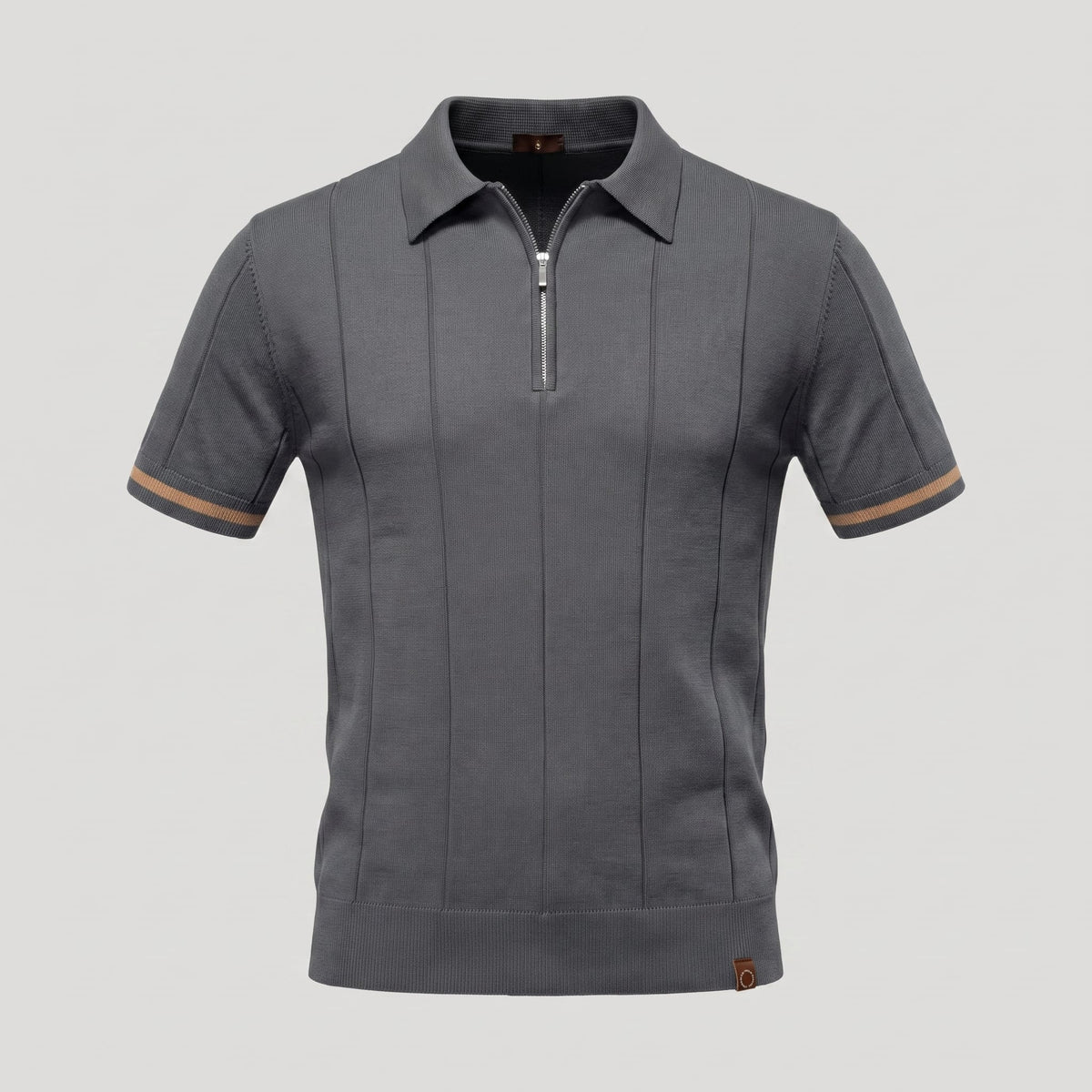 Sloan Quarter Zip Knit Polo Shirt