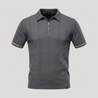Sloan Quarter Zip Knit Polo Shirt