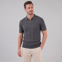 Sloan Quarter Zip Knit Polo Shirt