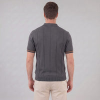 Sloan Quarter Zip Knit Polo Shirt