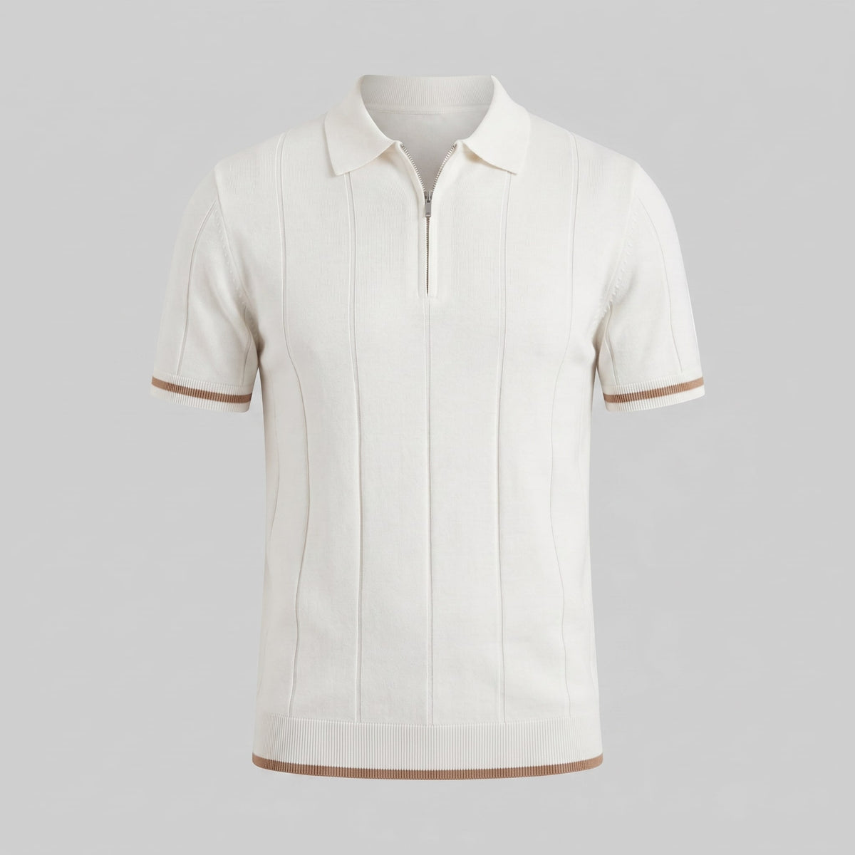 Sloan Quarter Zip Knit Polo Shirt_16