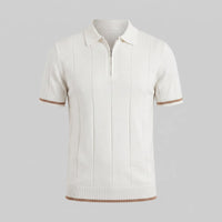Sloan Quarter Zip Knit Polo Shirt