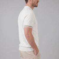 Sloan Quarter Zip Knit Polo Shirt