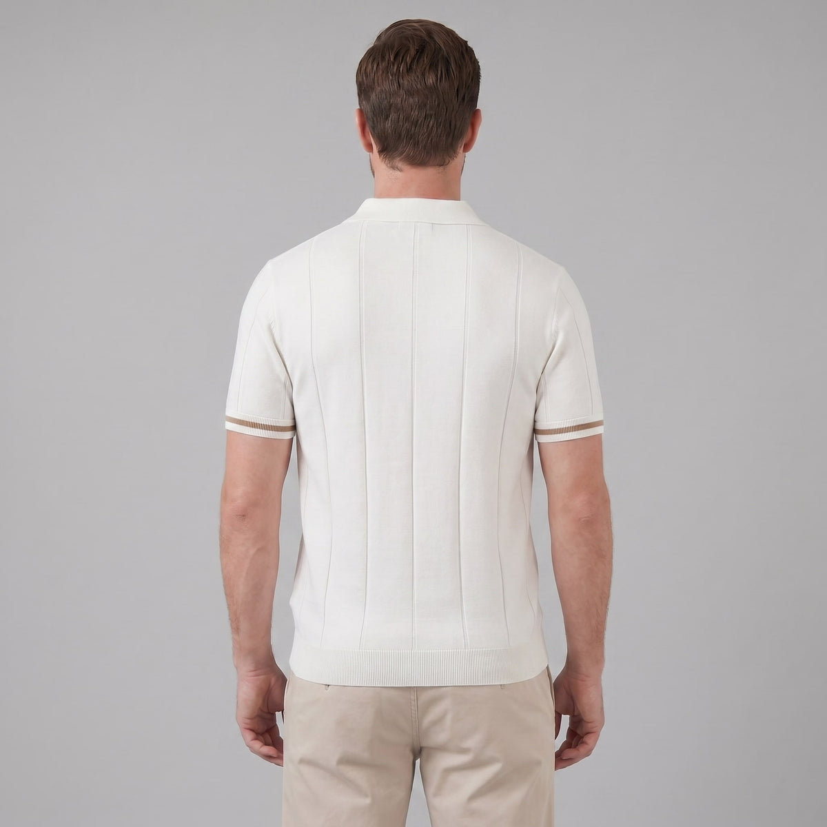 Sloan Quarter Zip Knit Polo Shirt_19
