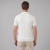 Sloan Quarter Zip Knit Polo Shirt
