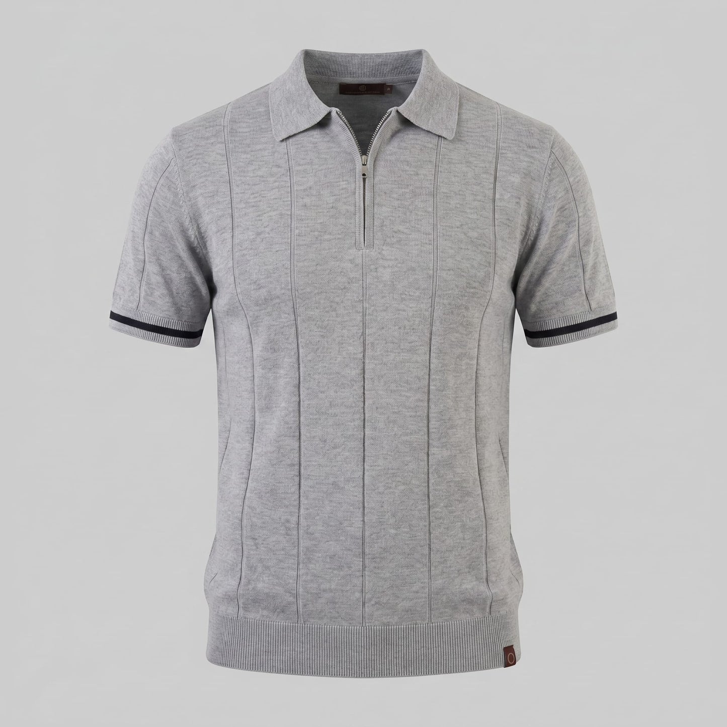 Sloan Quarter Zip Knit Polo Shirt_2