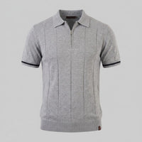 Sloan Quarter Zip Knit Polo Shirt