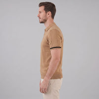 Sloan Quarter Zip Knit Polo Shirt
