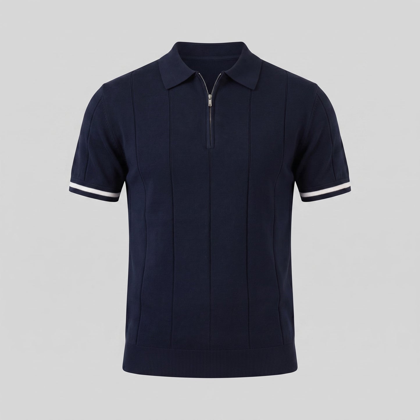 Sloan Quarter Zip Knit Polo Shirt_26
