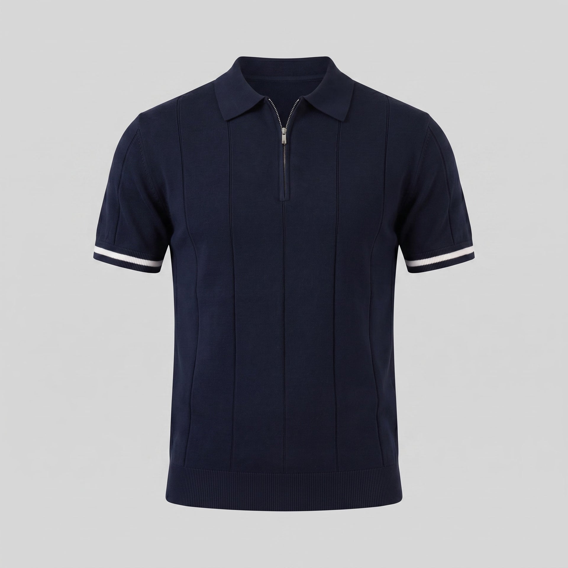 Sloan Quarter Zip Knit Polo Shirt