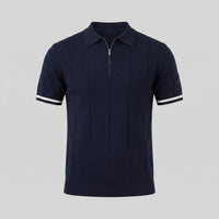 Sloan Quarter Zip Knit Polo Shirt