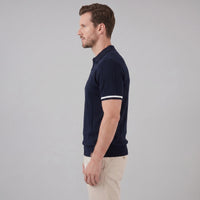 Sloan Quarter Zip Knit Polo Shirt