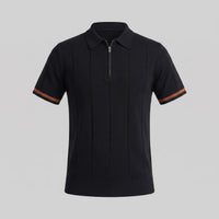 Sloan Quarter Zip Knit Polo Shirt