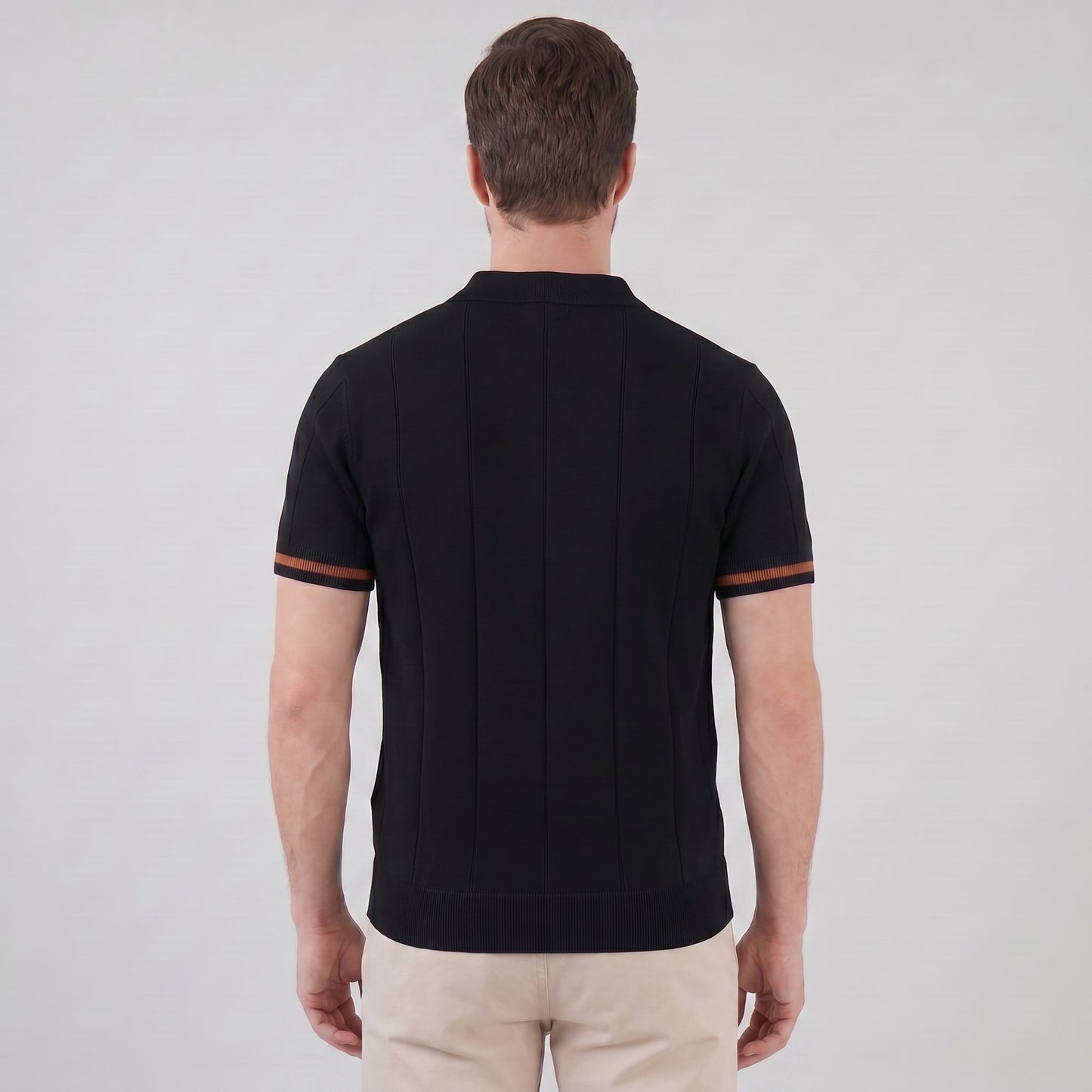 Sloan Quarter Zip Knit Polo Shirt_9