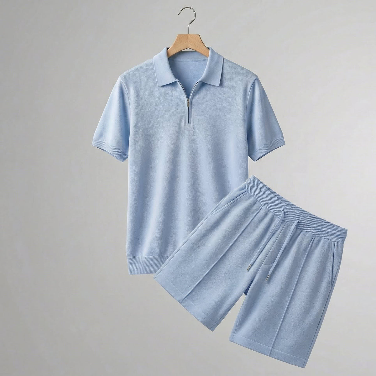 Cruz Quarter Zip Polo and Shorts Set_2