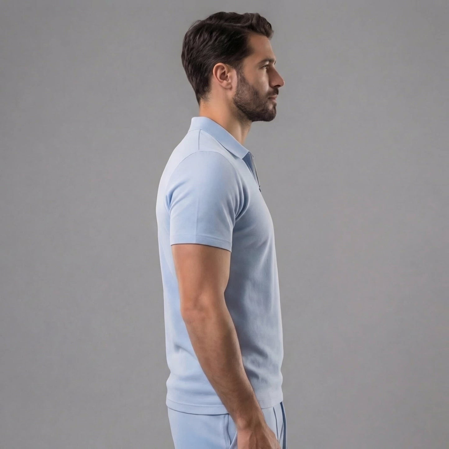 Cruz Quarter Zip Polo and Shorts Set_3