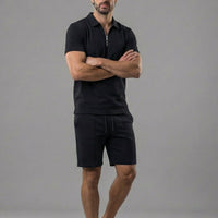 Cruz Quarter Zip Polo and Shorts Set