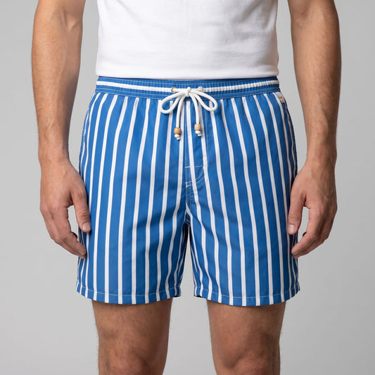 Fitzgerald Quick Dry Striped Swim Shorts_1