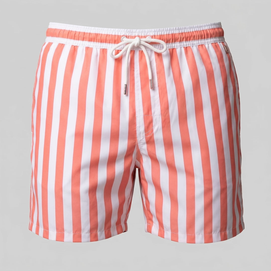Fitzgerald Quick Dry Striped Swim Shorts