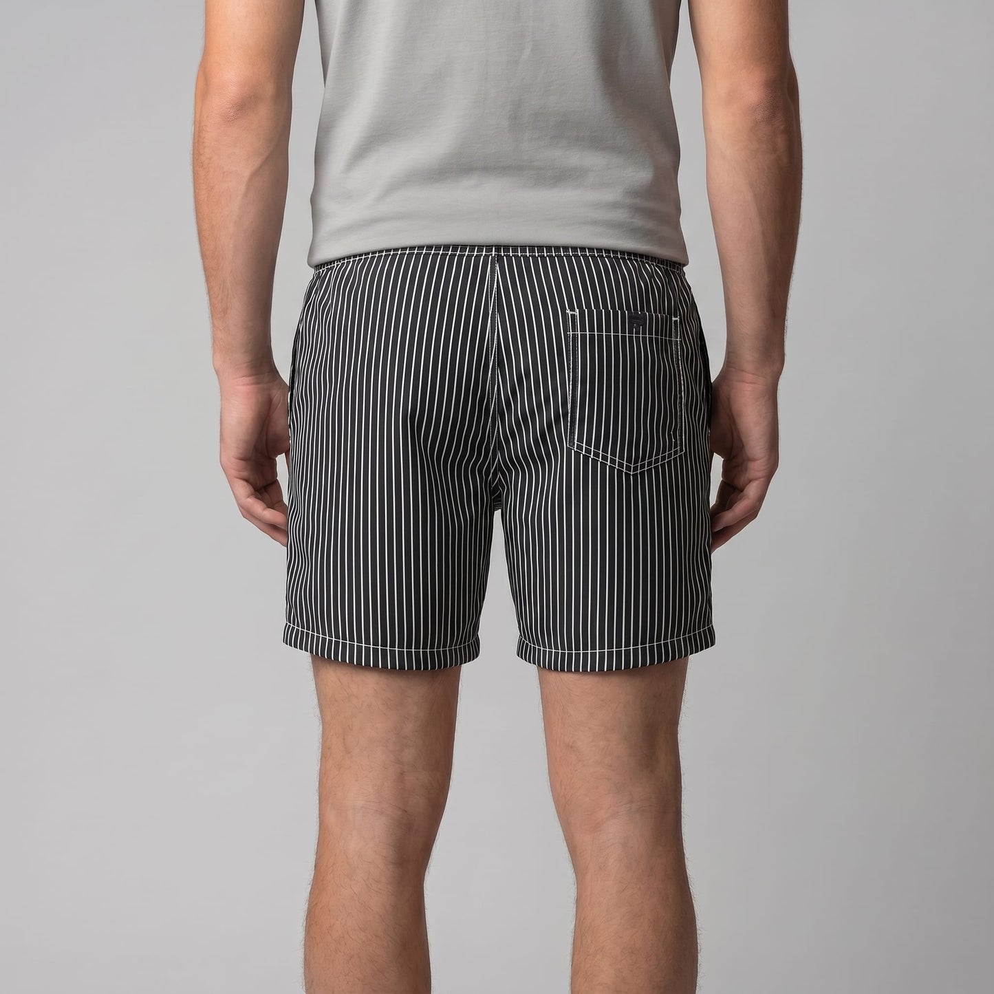 Fitzgerald Quick Dry Striped Swim Shorts_34