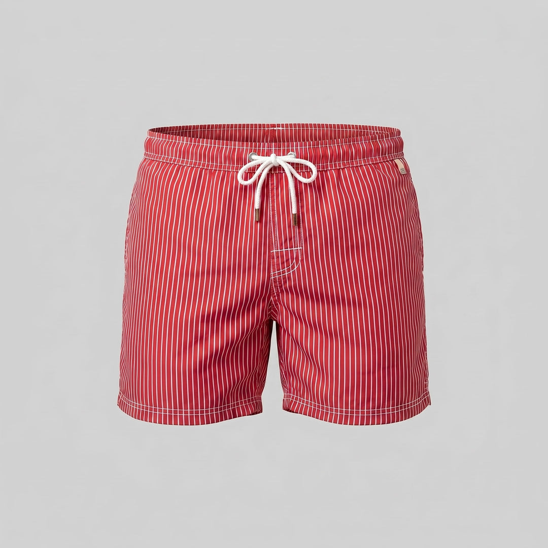 Fitzgerald Quick Dry Striped Swim Shorts