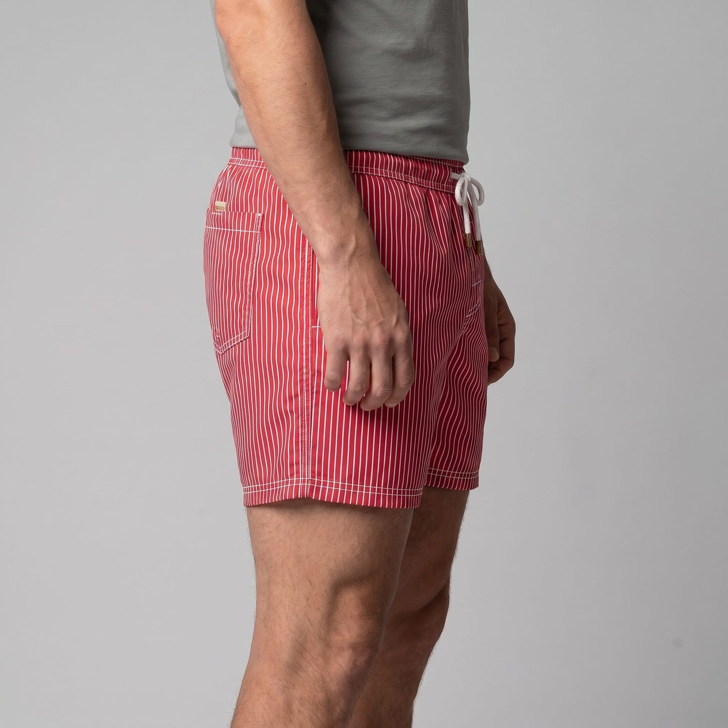 Fitzgerald Quick Dry Striped Swim Shorts_8