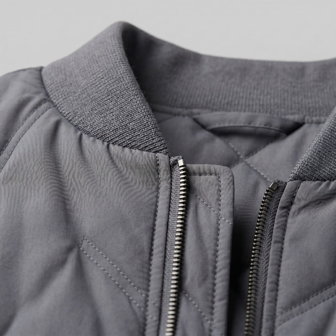 Lawrence Quilted Bomber Jacket