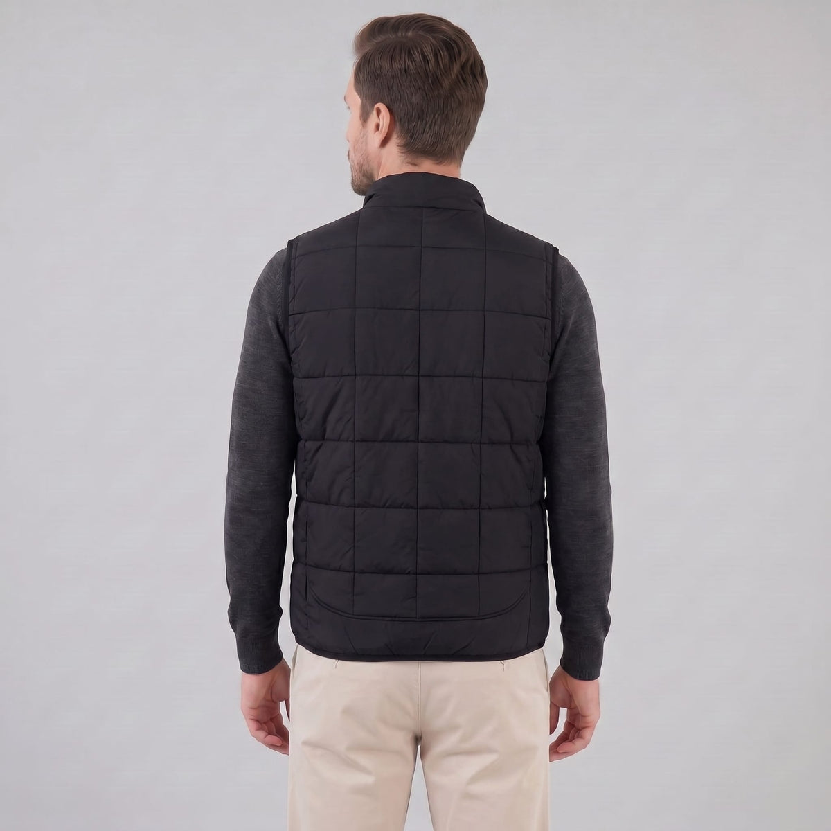 Hodge Quilted Stand Collar Vest