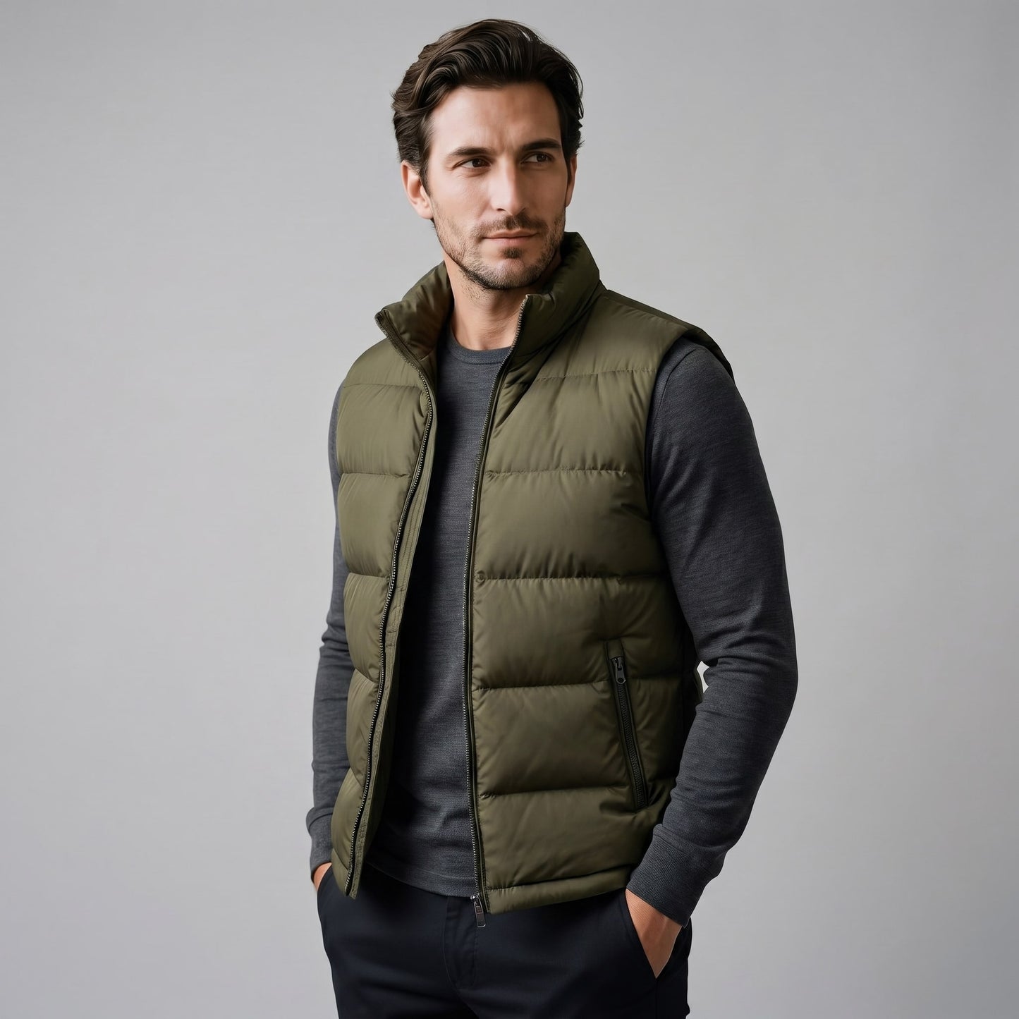 Hogan Padded Puffer Vest_1