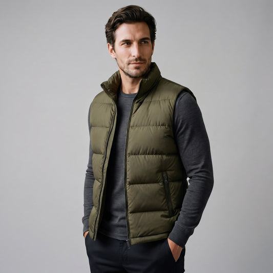Hogan Padded Puffer Vest_1