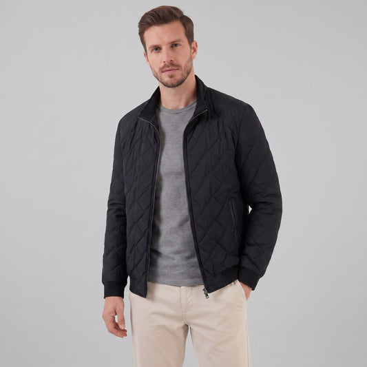 Hopkins Diamond Quilted Bomber Jacket_1