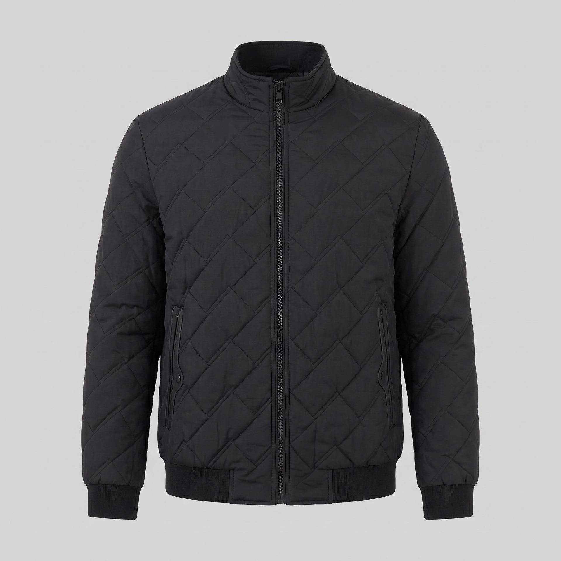 Hopkins Diamond Quilted Bomber Jacket
