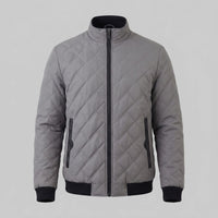 Hopkins Diamond Quilted Bomber Jacket