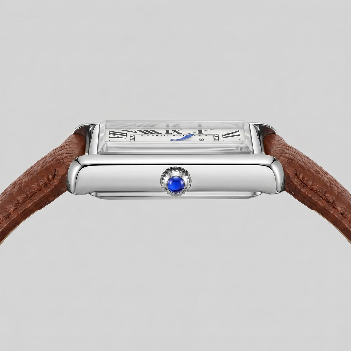 Winthrop Rectangular Leather Strap Watch_12