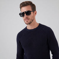 Whitlock Retro Rectangular Sunglasses
