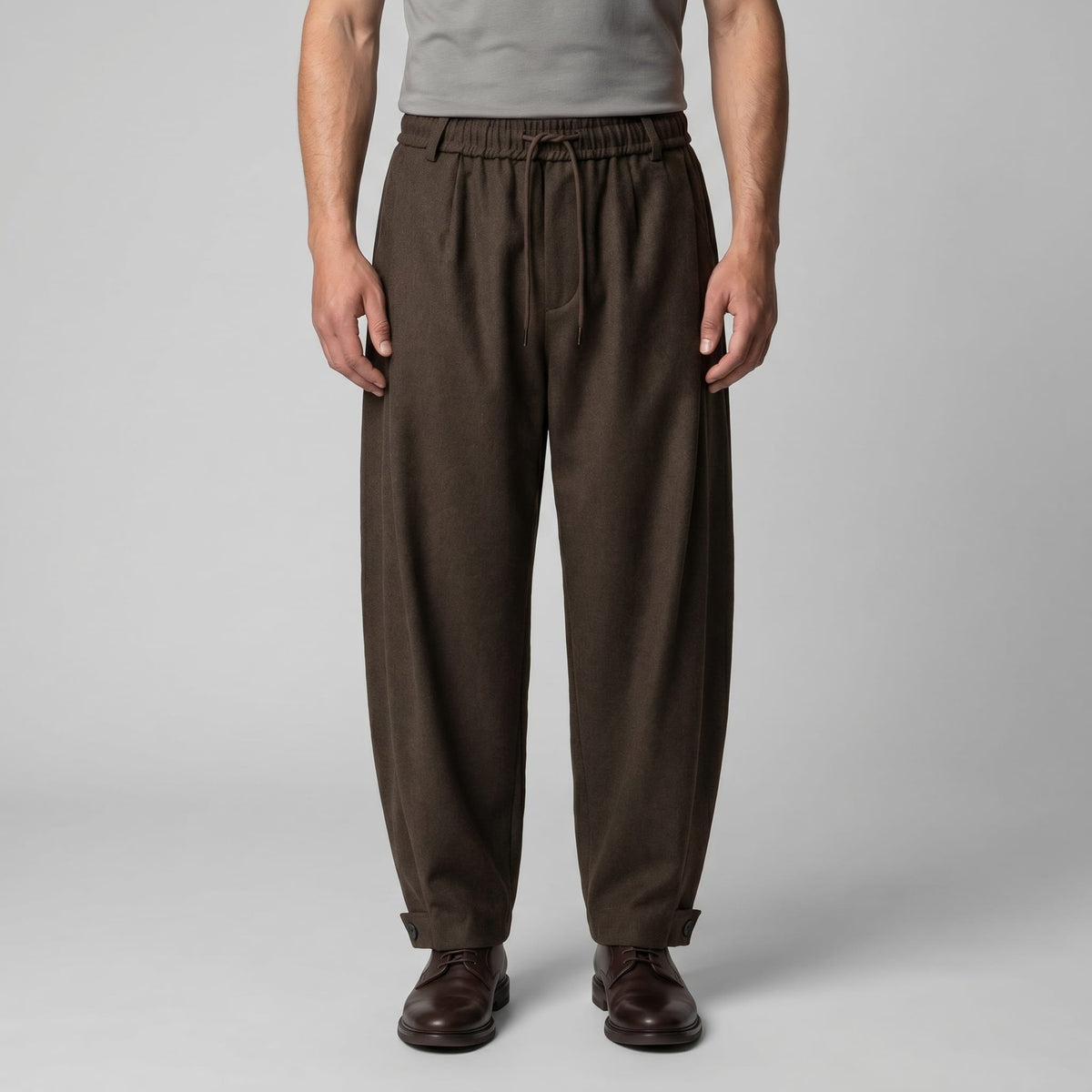 Wallace Drawstring Tapered Pants