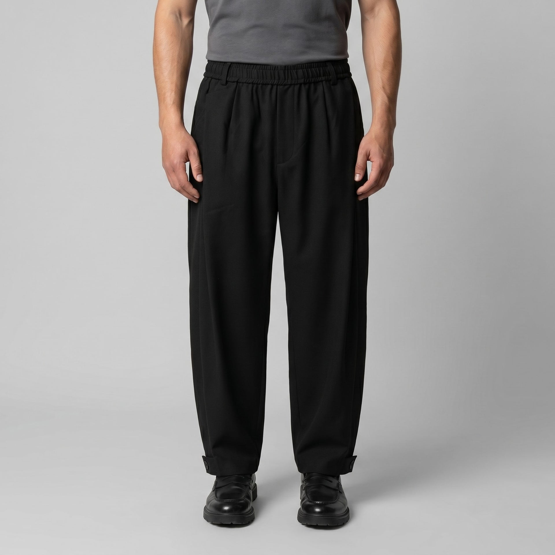 Wallace Drawstring Tapered Pants