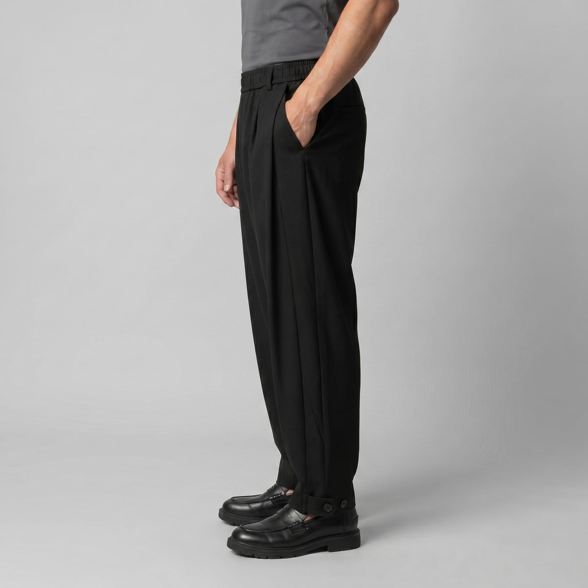 Wallace Drawstring Tapered Pants