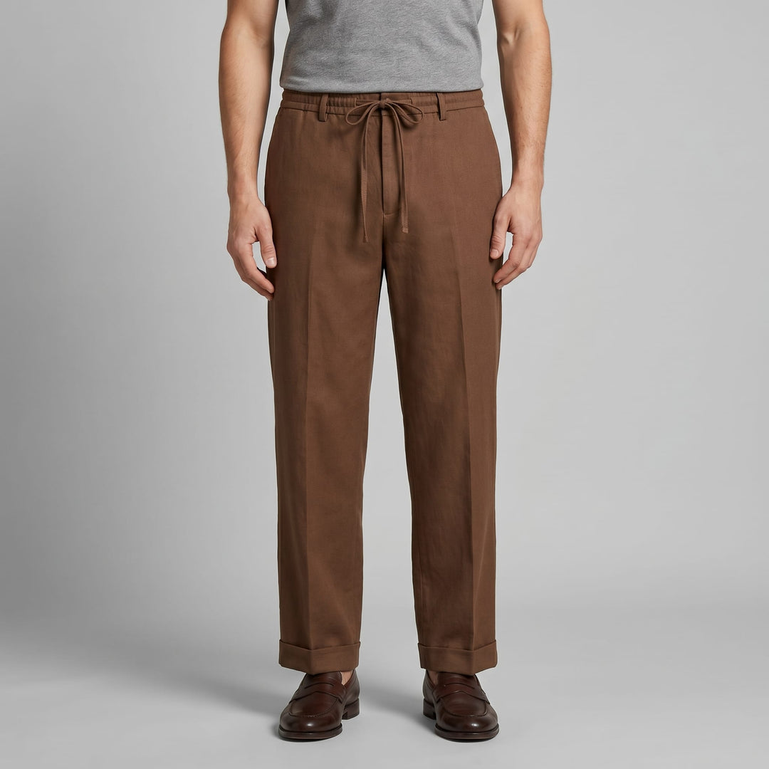 Wallace Drawstring Tapered Pants