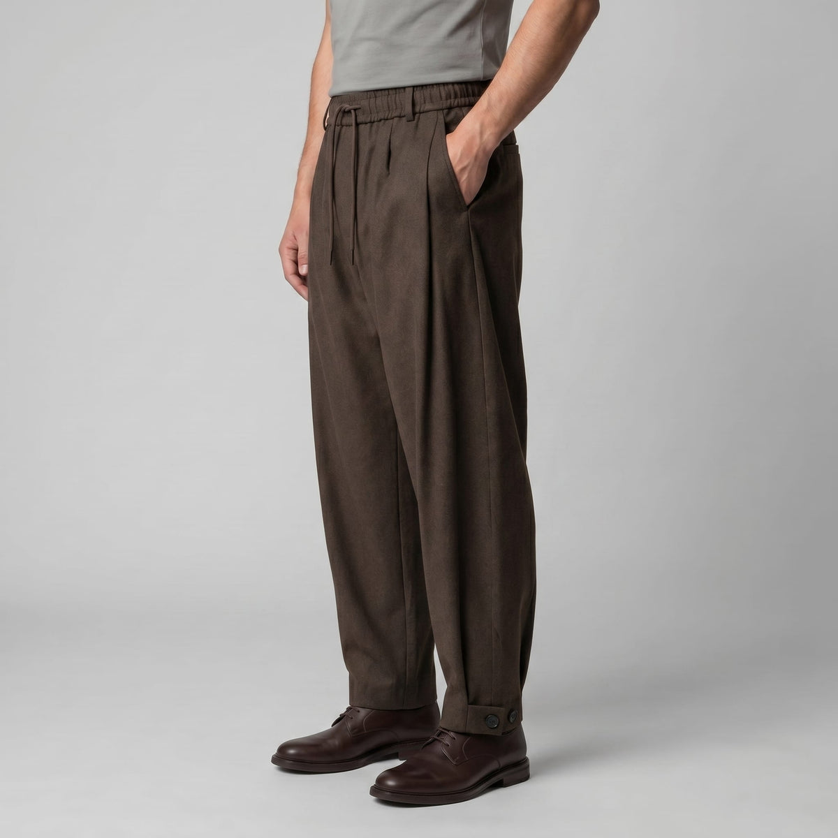 Wallace Drawstring Tapered Pants