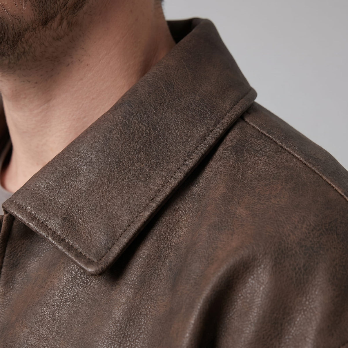 Horton Faux Leather Relaxed Fit Jacket_10
