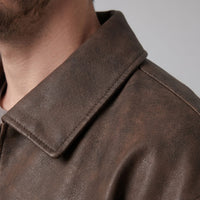 Horton Faux Leather Relaxed Fit Jacket