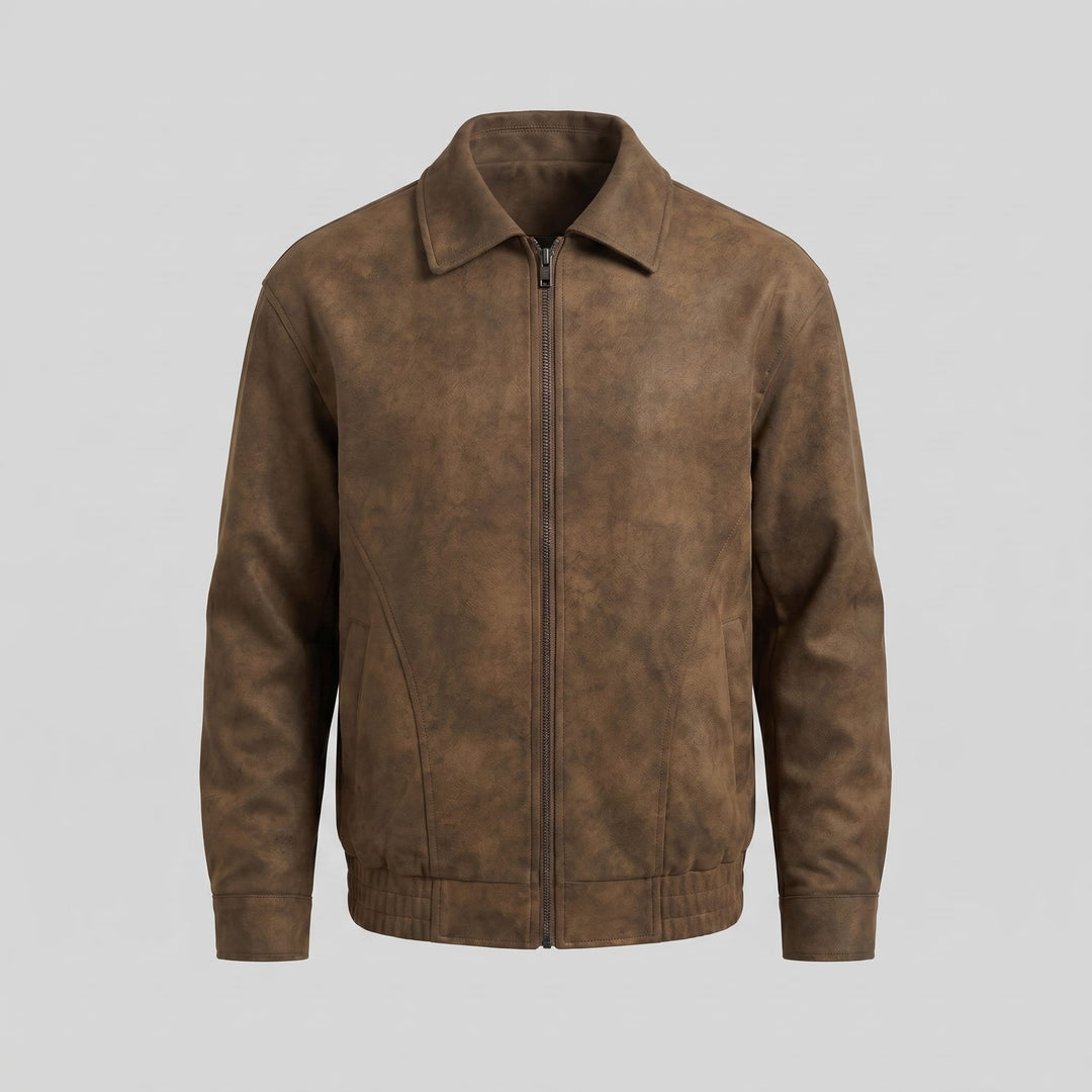 Horton Faux Leather Relaxed Fit Jacket