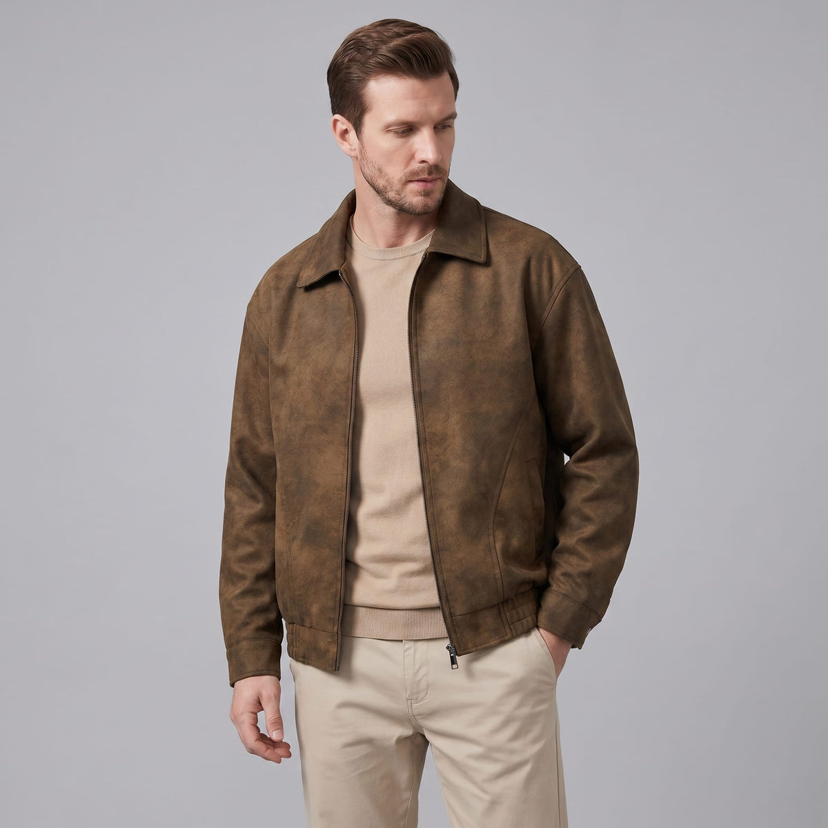 Horton Faux Leather Relaxed Fit Jacket_12