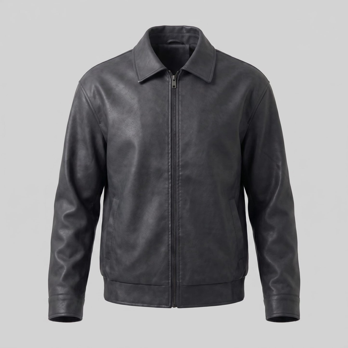 Horton Faux Leather Relaxed Fit Jacket_2