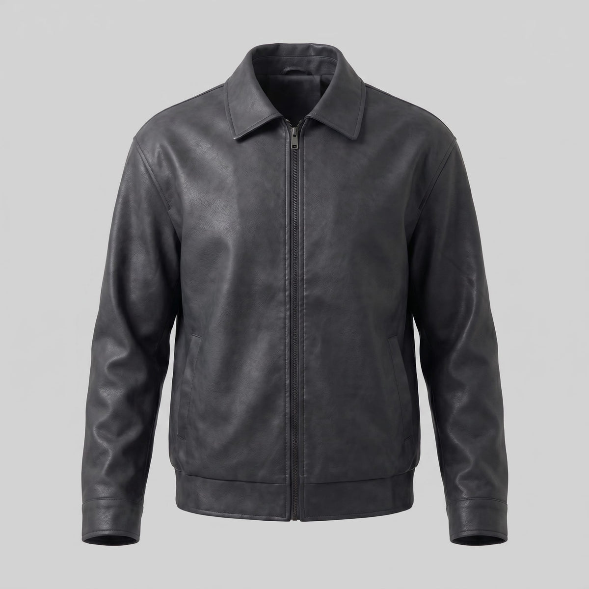Horton Faux Leather Relaxed Fit Jacket