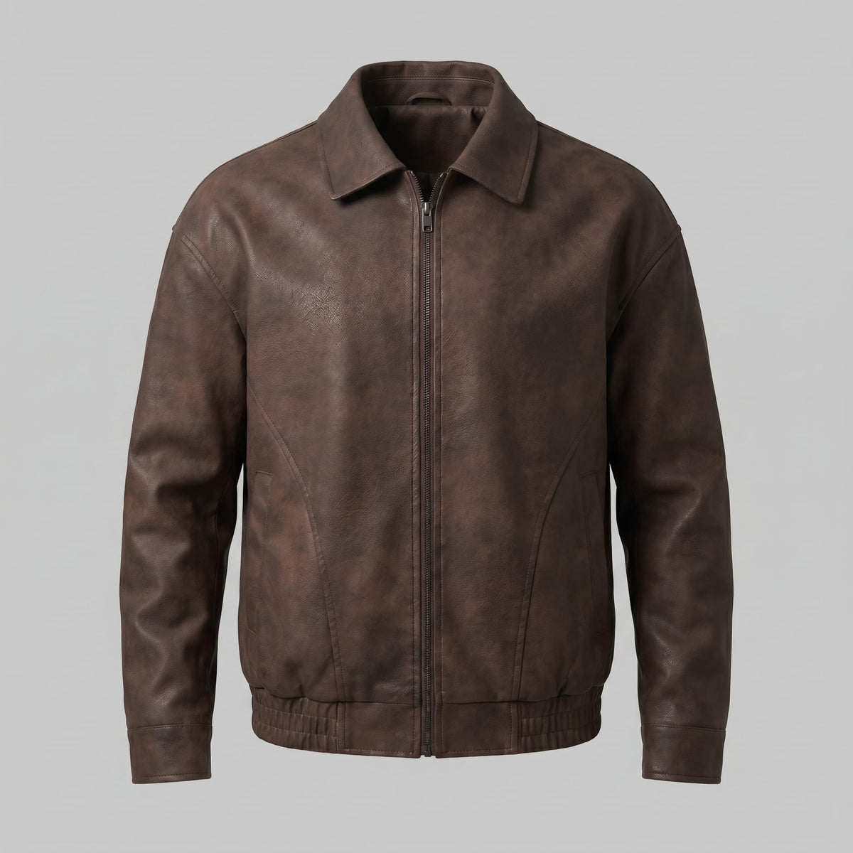 Horton Faux Leather Relaxed Fit Jacket