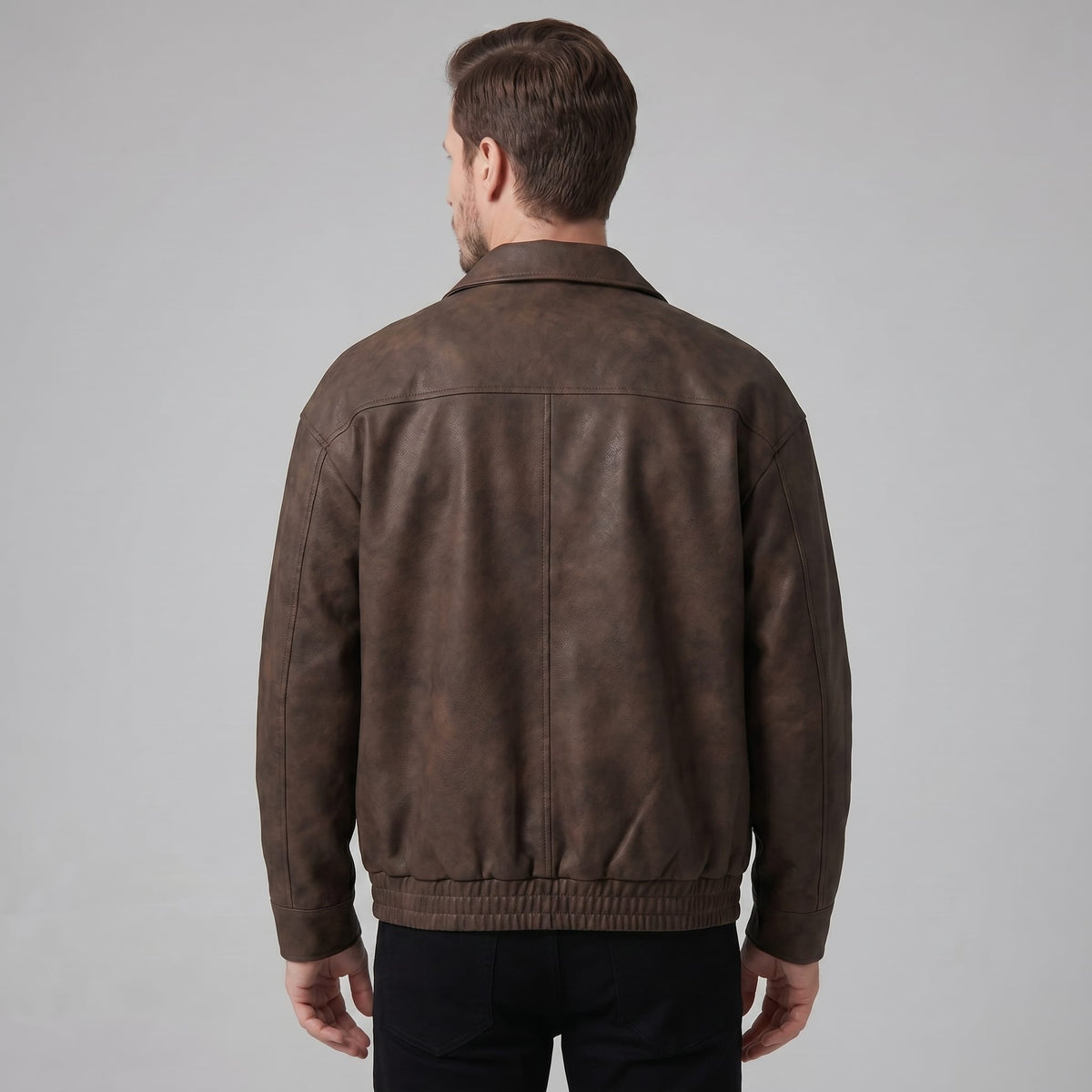 Horton Faux Leather Relaxed Fit Jacket