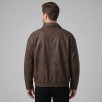 Horton Faux Leather Relaxed Fit Jacket